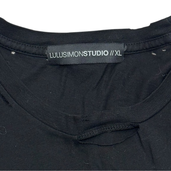 LuluSimon Studio Distressed Lightning Bolt Tee Adult XL - Picture 2 of 4